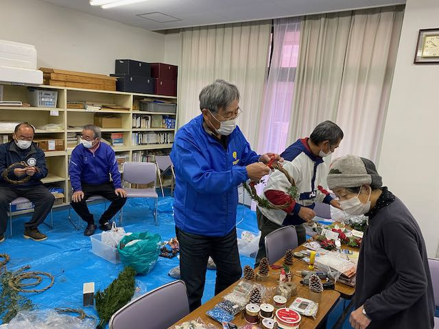 12月例会　黒田さんのクラフト教室！